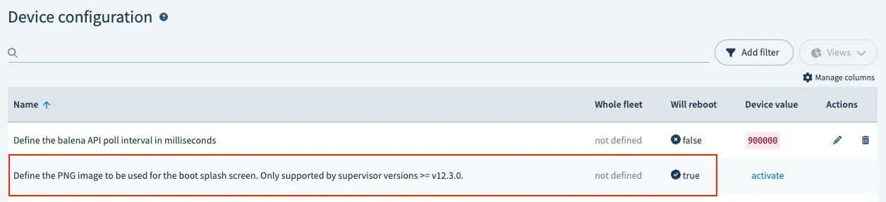 Override the splash screen